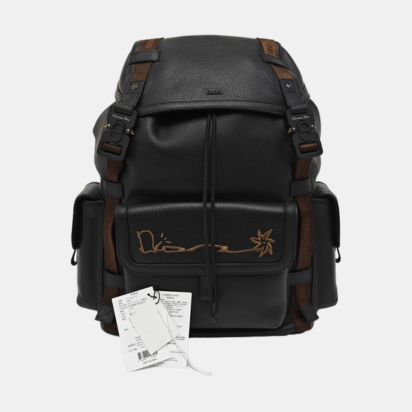 Calfskin Backpack Black
