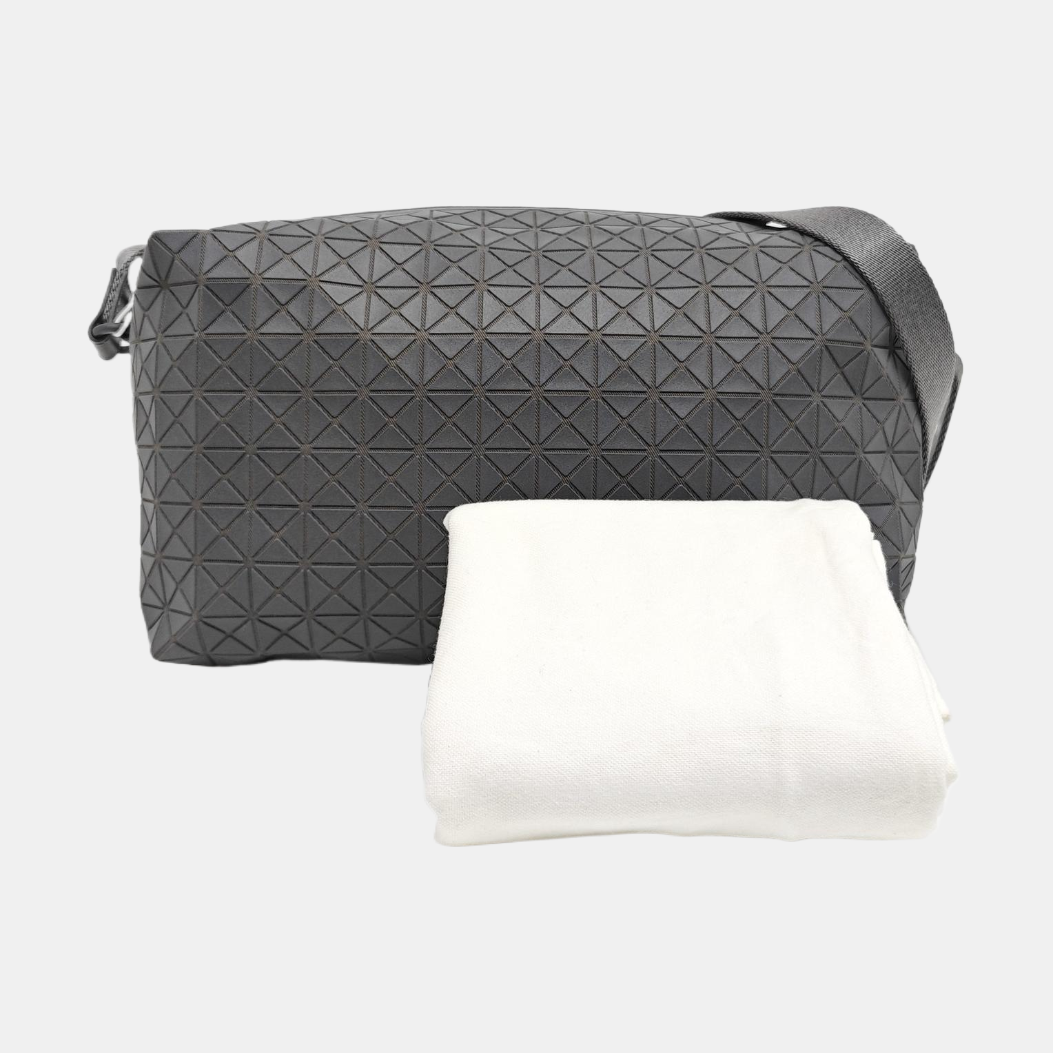 Special Material Shoulder Bag Gray