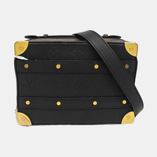 TRUNK Monogram Calfskin Black