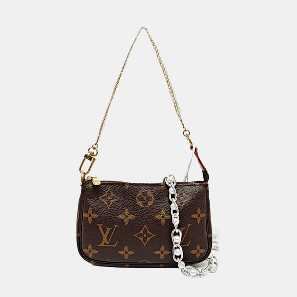 ACCESSOIRES Mini Monogram Coated Canvas Brown