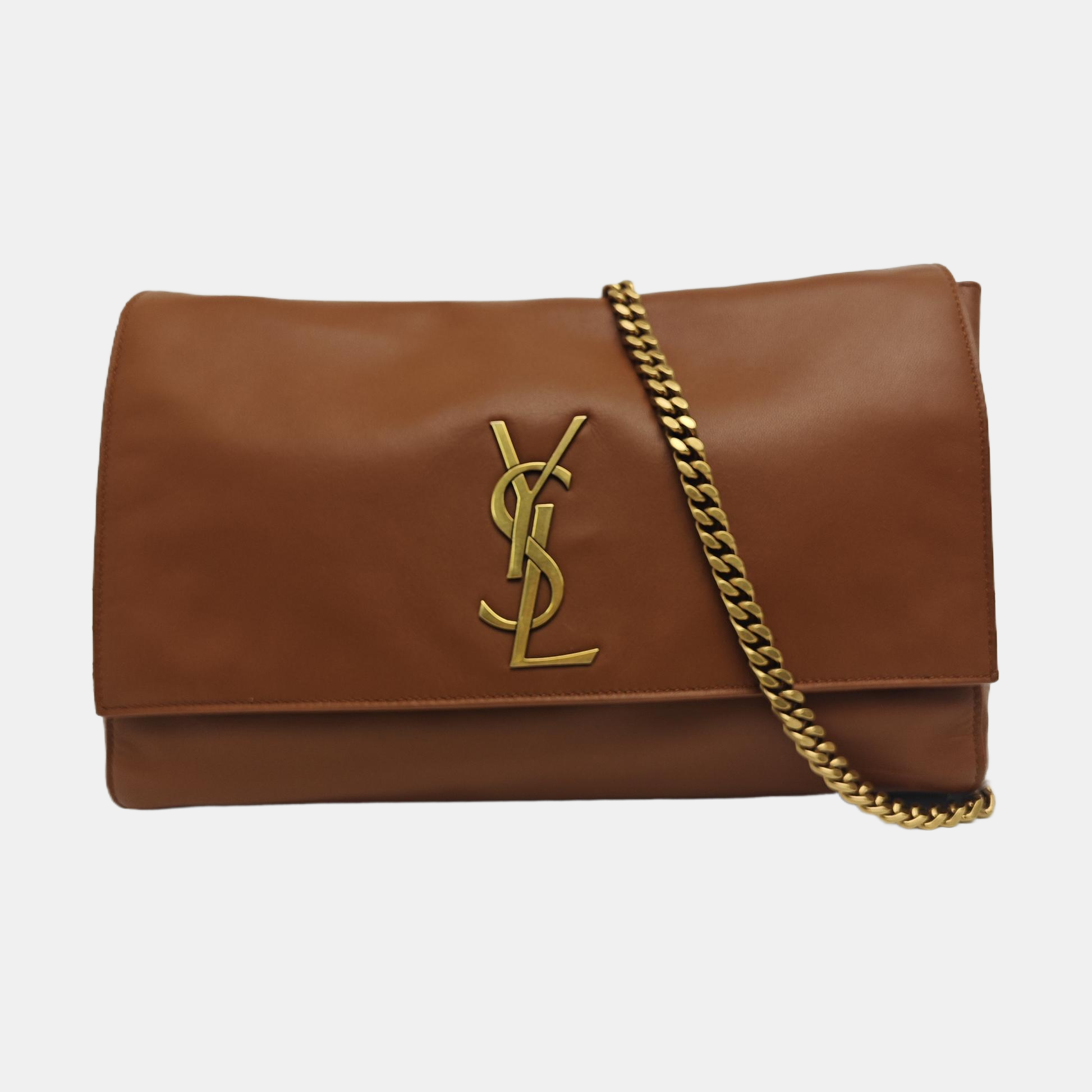 KATE Medium Calfskin Brown