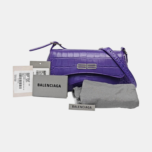Hourglass Small Calfskin Purple