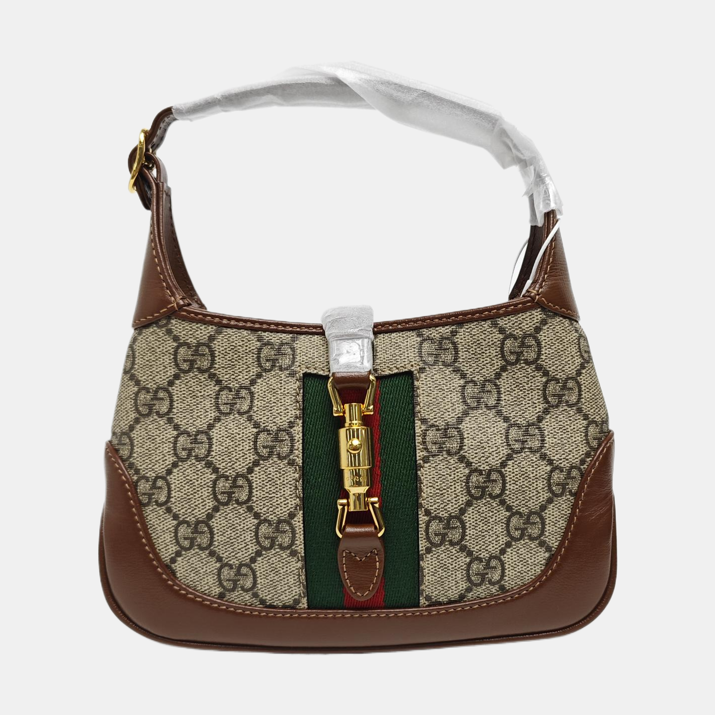 Jackie 1961 Mini Monogram Coated Canvas Beige