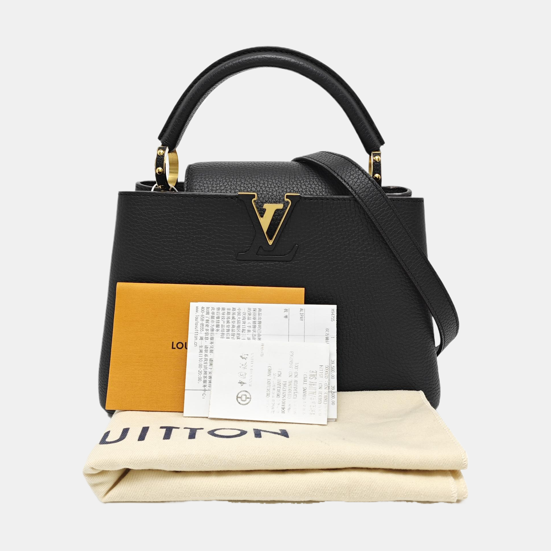 CAPUCINES BB Calfskin Black