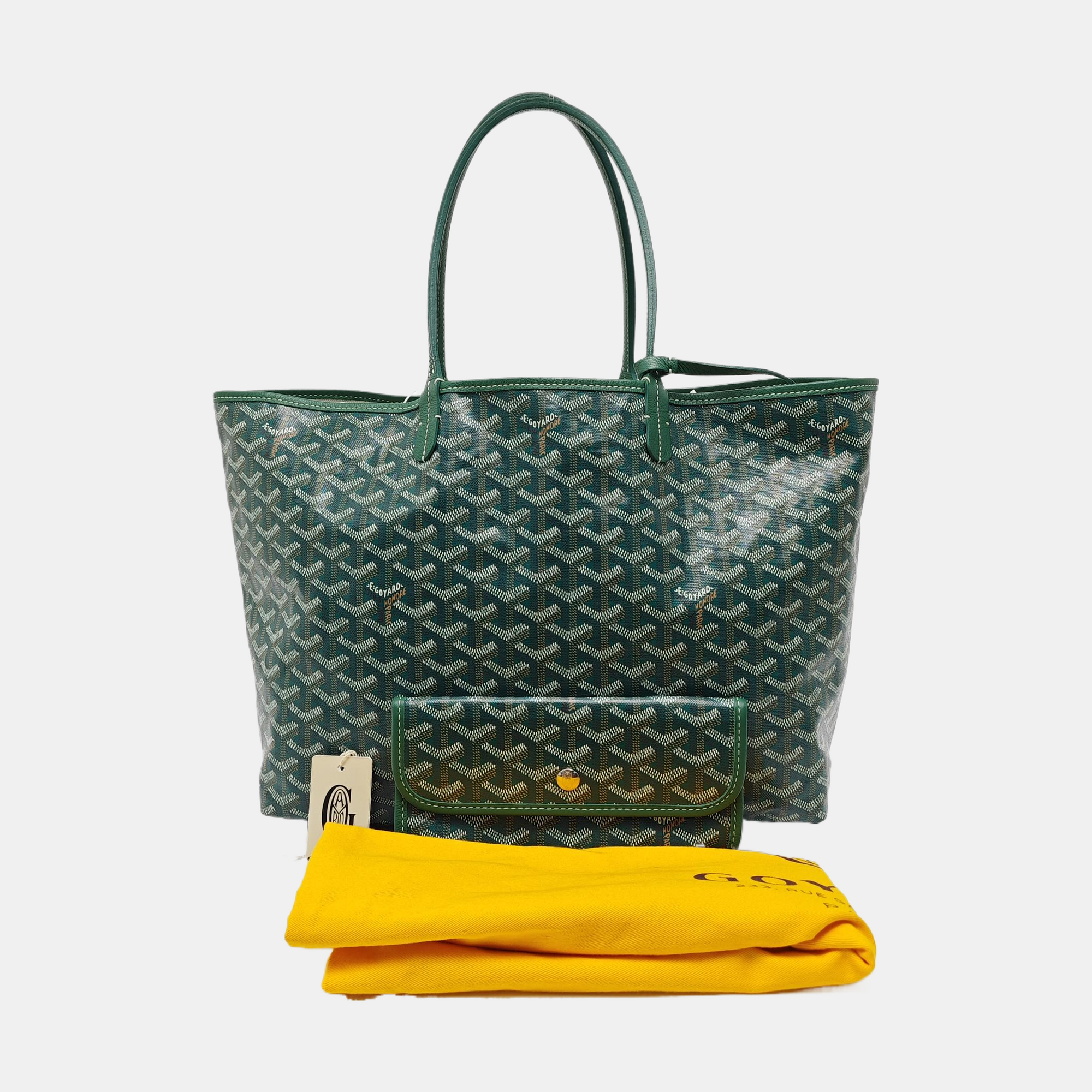 Saint Louis PM Coated Canvas Green