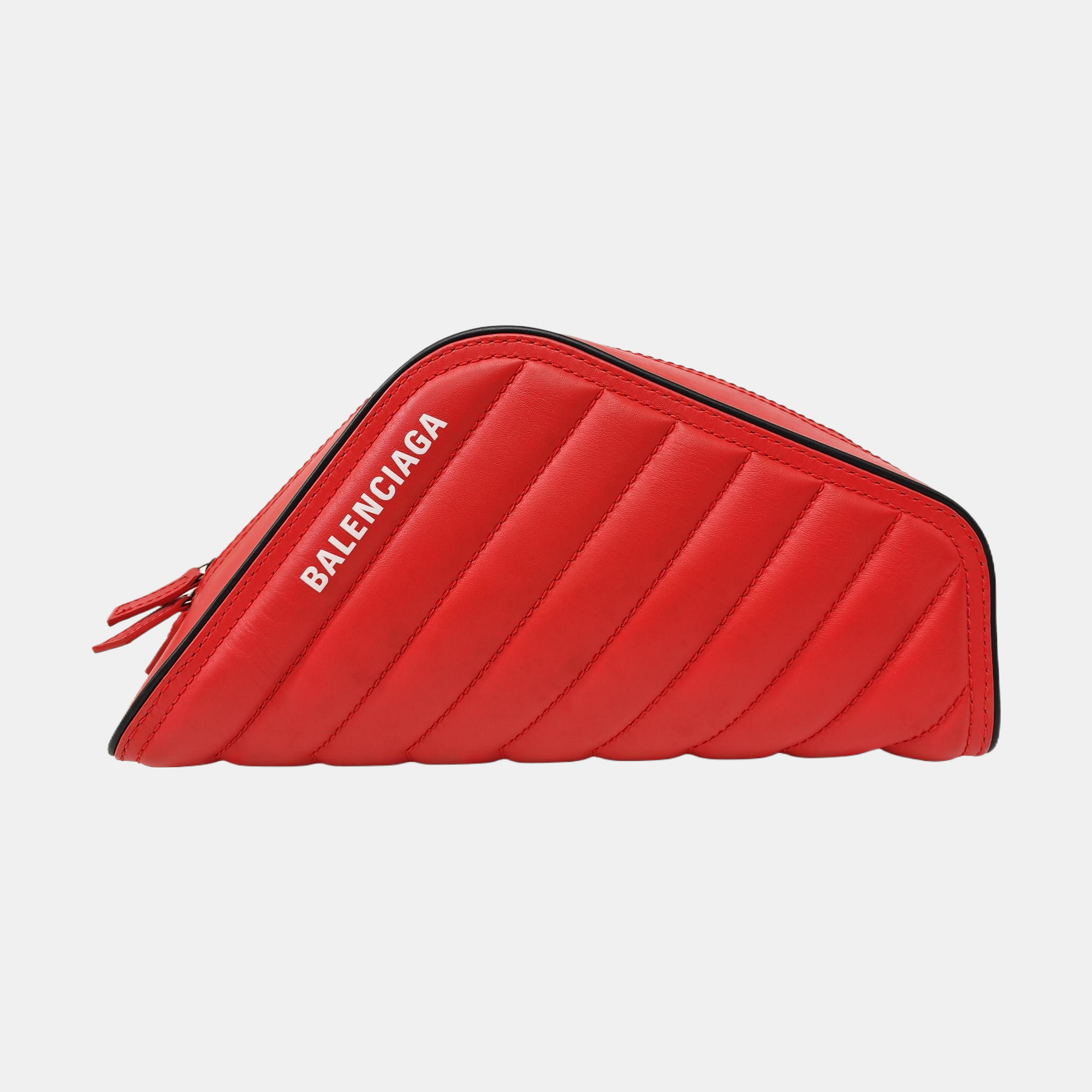 Camera Quilted Calfskin Red