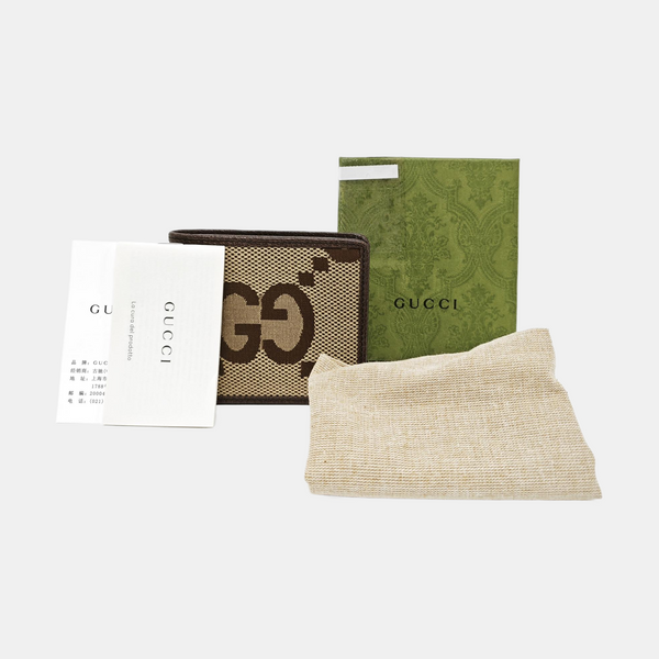 GG Messenger Monogram Canvas Brown Wallet