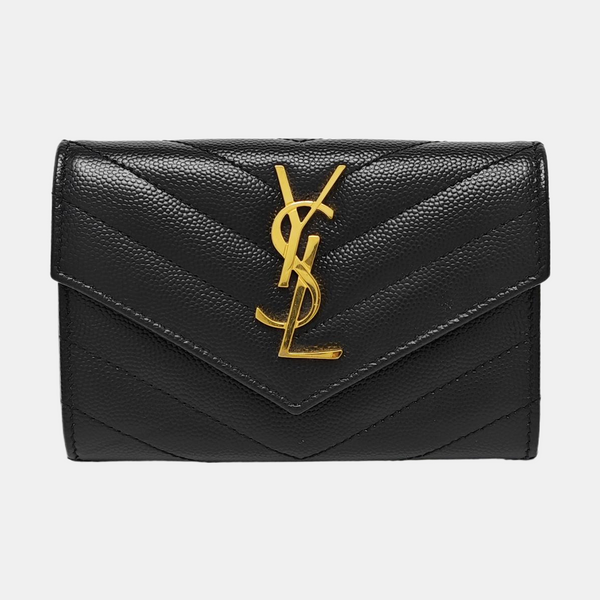 MONOGRAM Quilted Calfskin Black Wallet