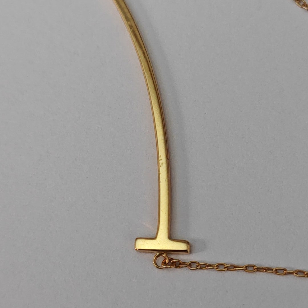 Tiffany T 18k Rose Gold Necklace