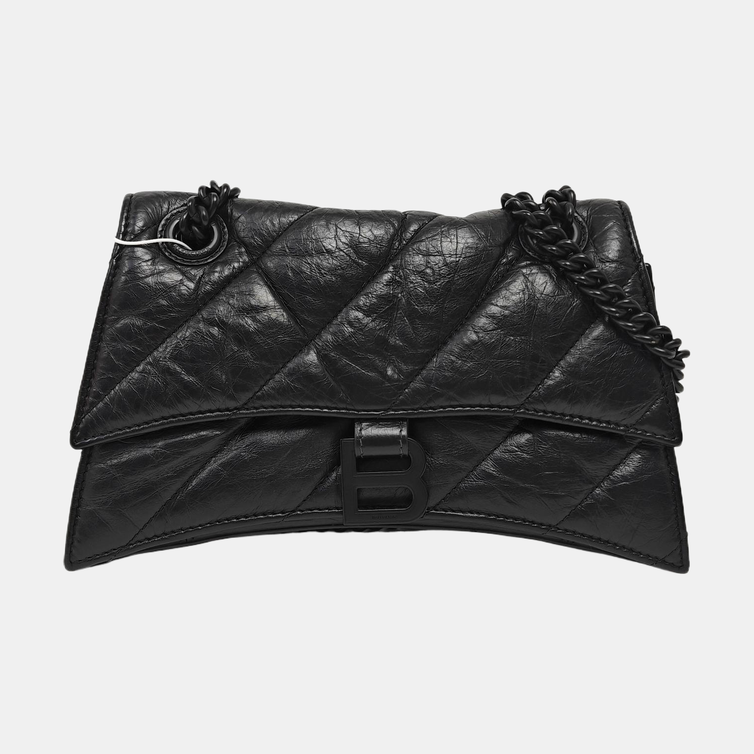 Crush Small Quilted Calfskin Black