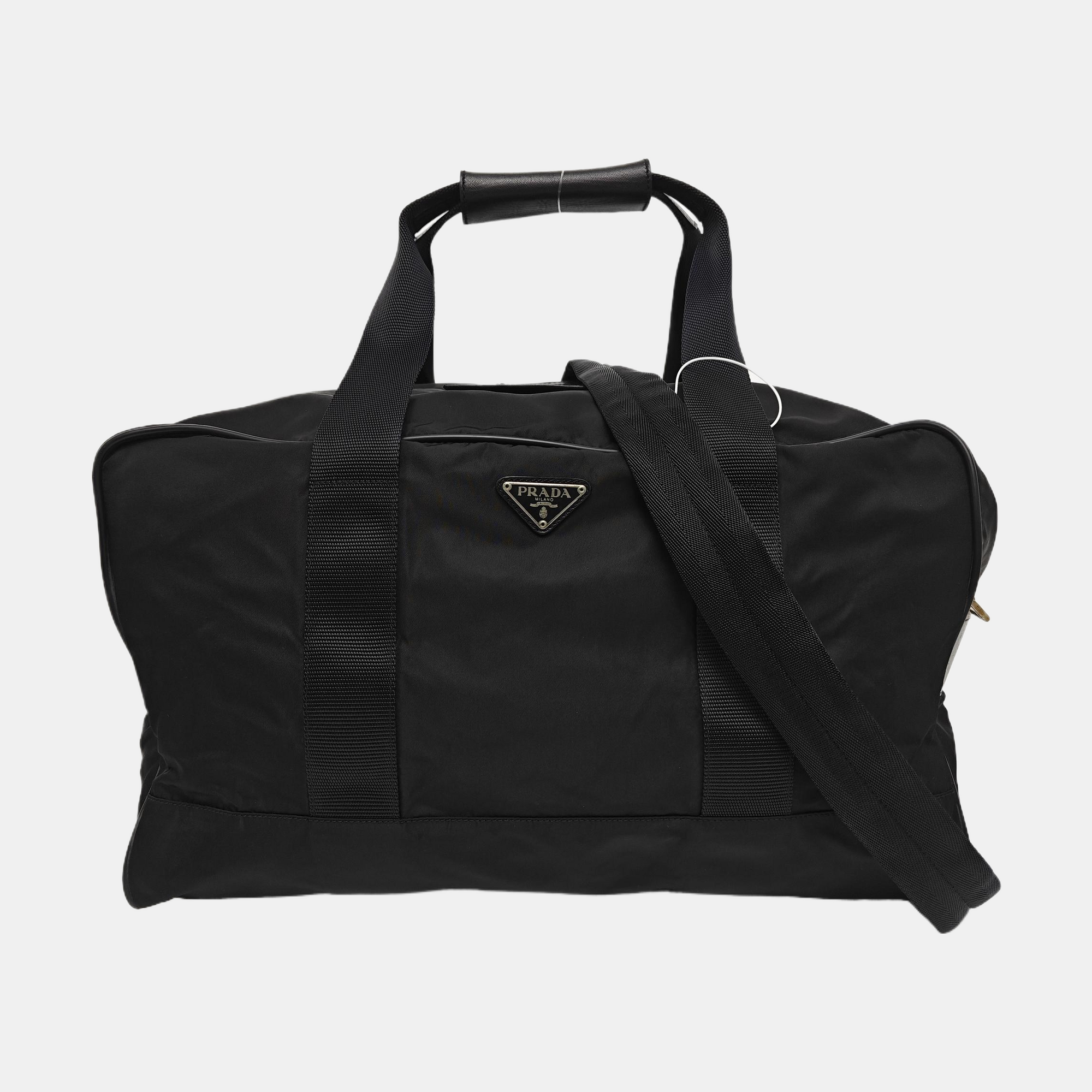Nylon Tote Bag Black