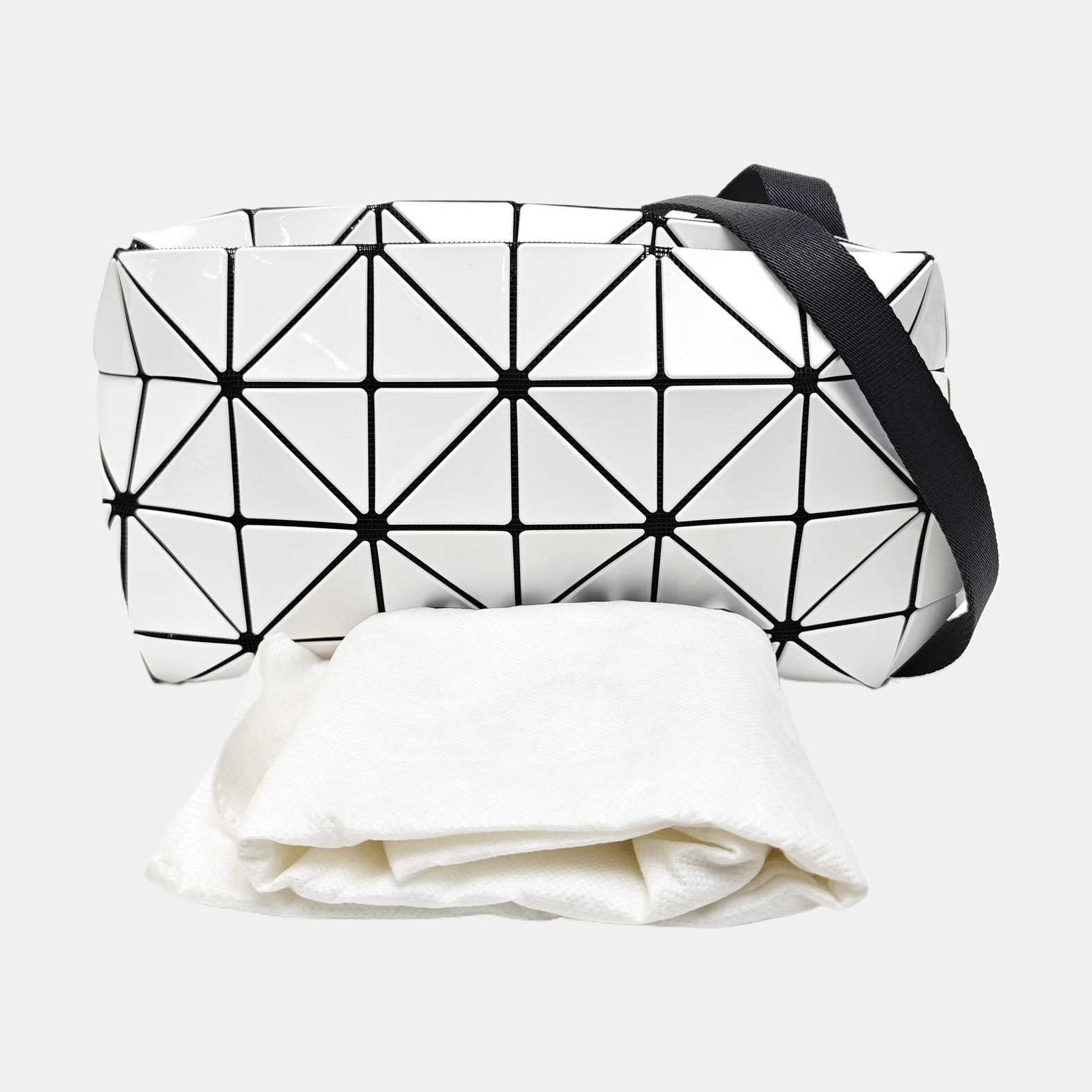 Special Material Shoulder Bag White