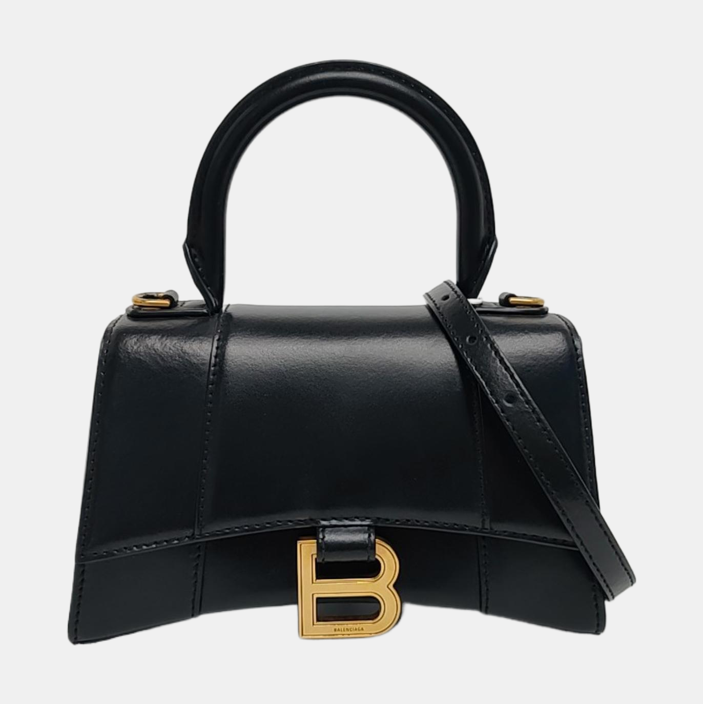 Hourglass XS Calfskin Black