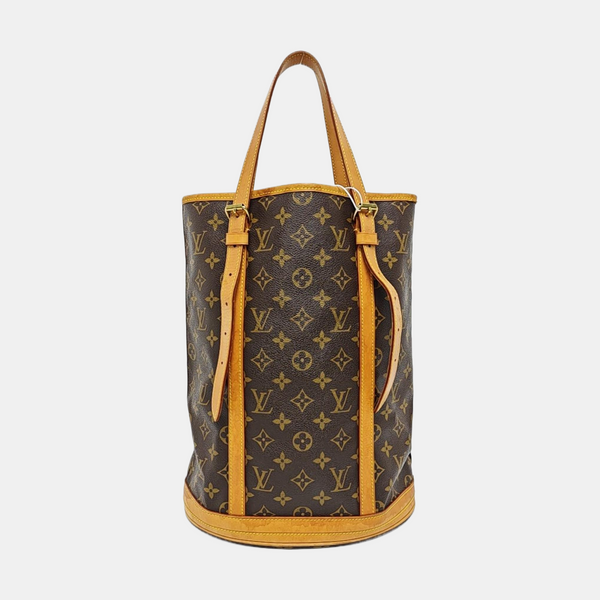 BUCKET GM Monogram Coated Canvas Brown