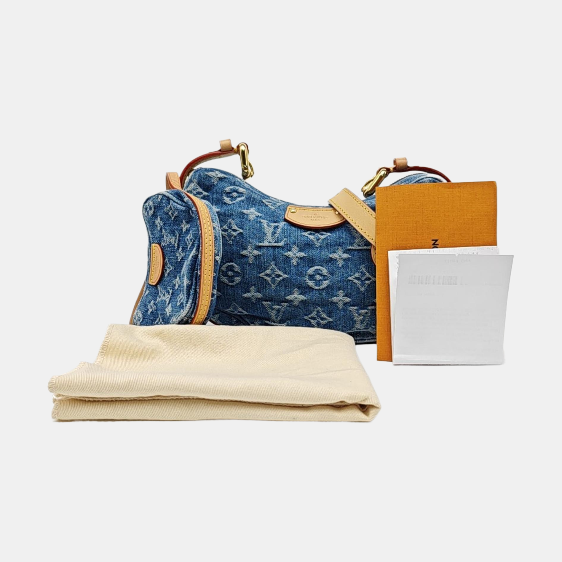 CROISSANT PM Monogram Canvas Blue