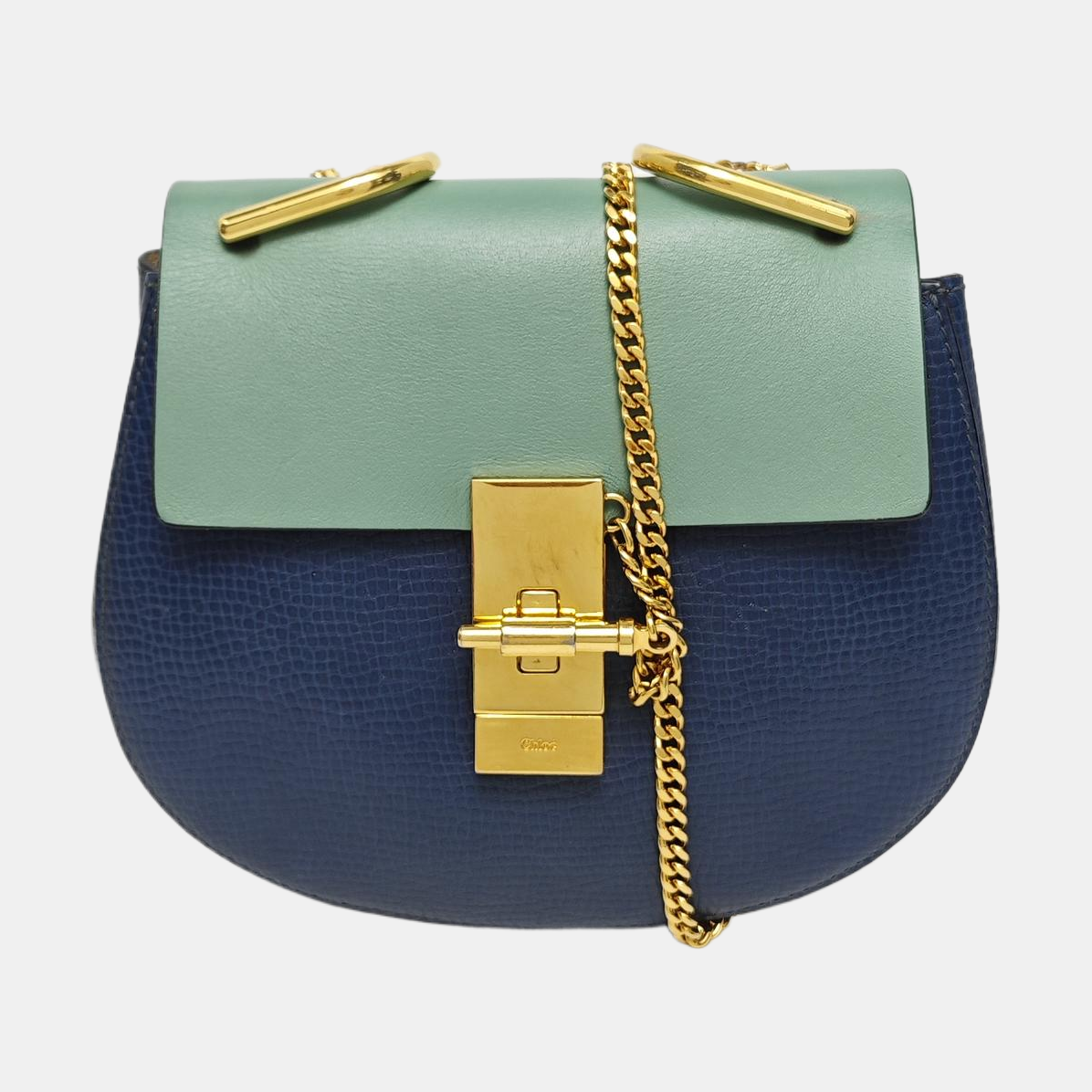 Drew Small Calfskin Blue