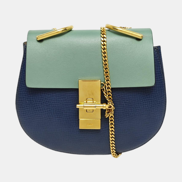 Drew Small Calfskin Blue