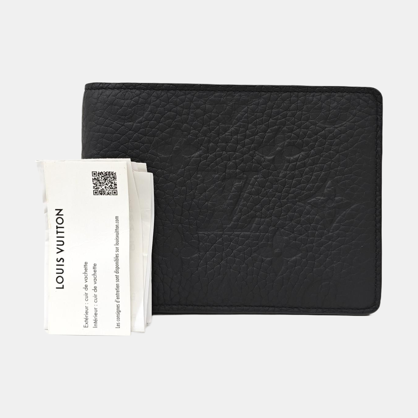 VICTORINE Calfskin Black Wallet