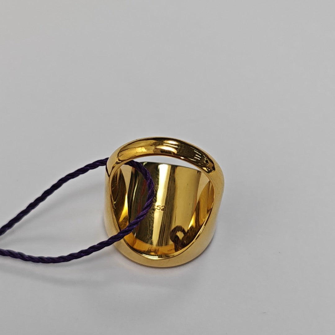 Brass Gold Ring EU 52