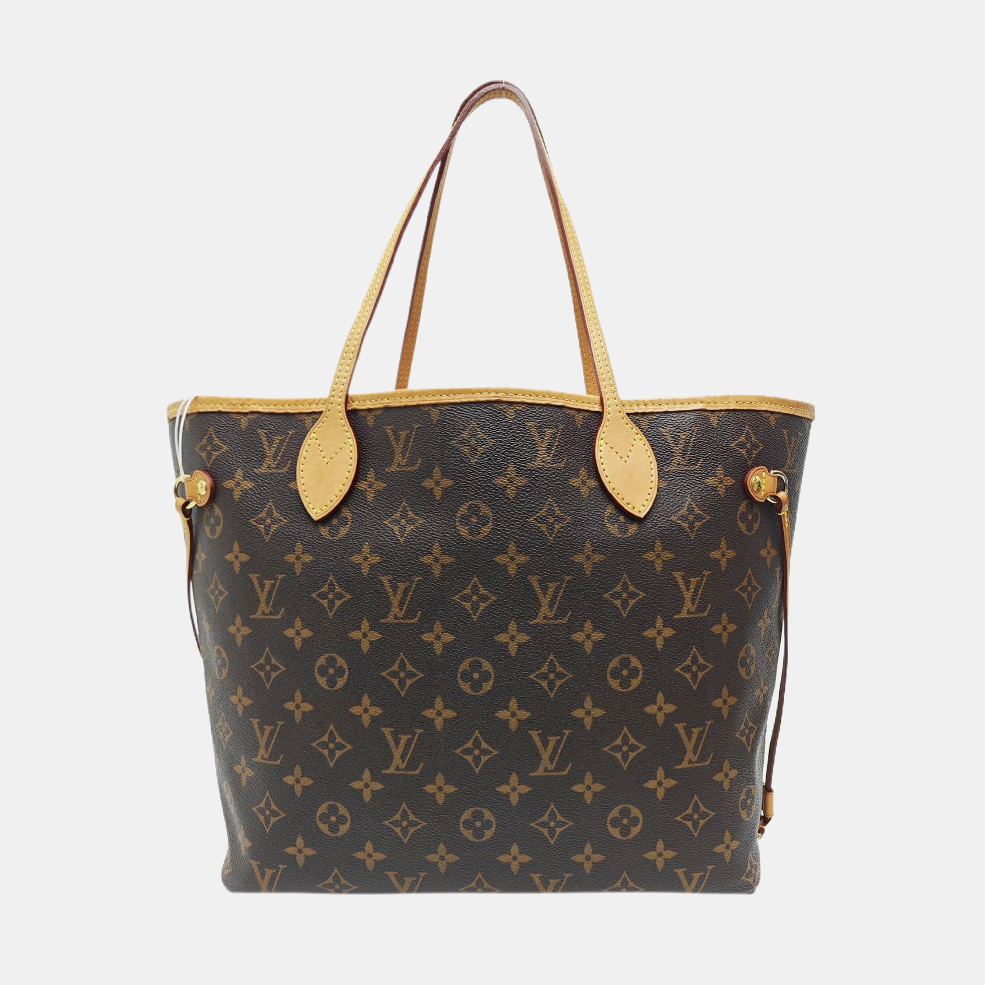 NEVERFULL MM Monogram Coated Canvas Brown