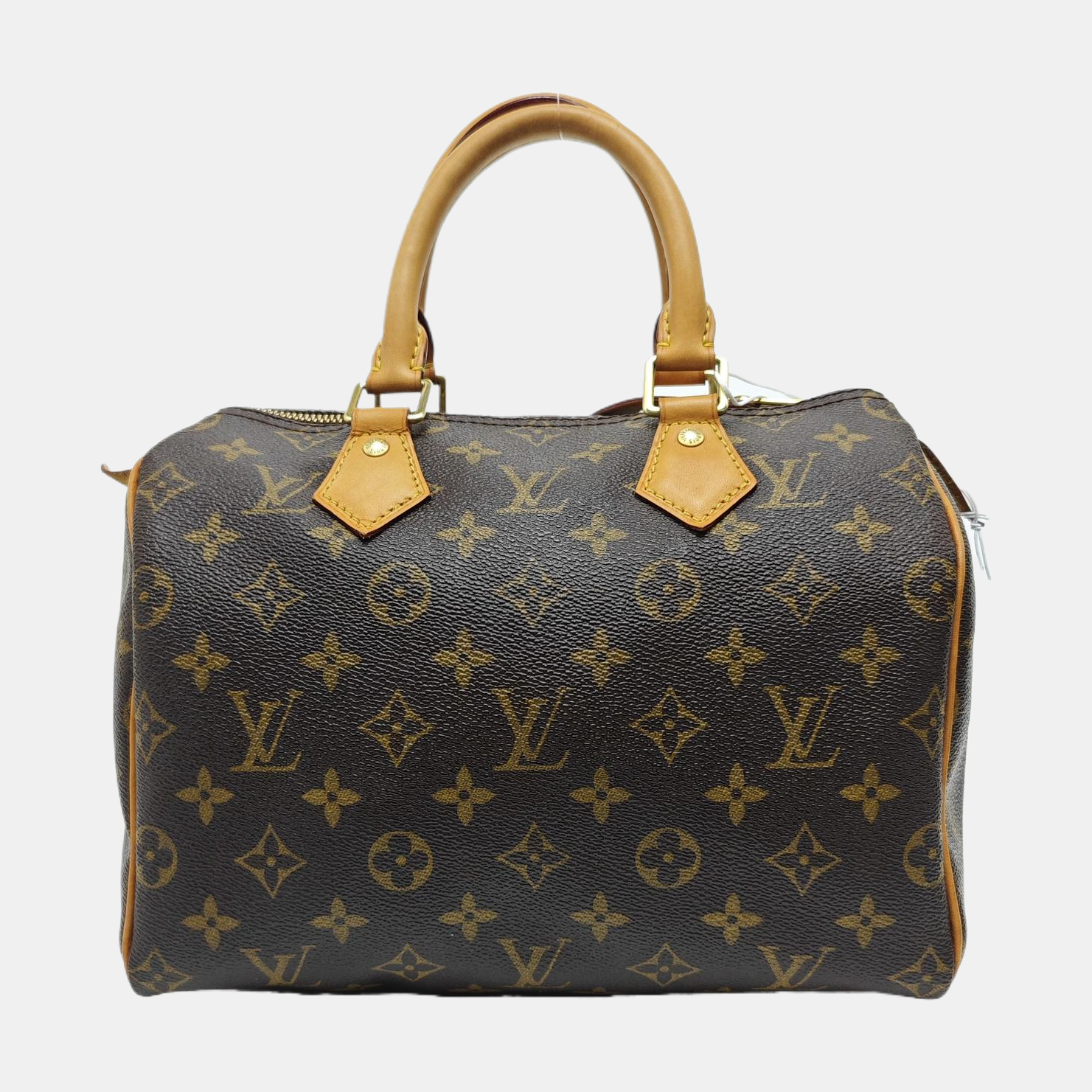 SPEEDY 25 Monogram Coated Canvas Brown