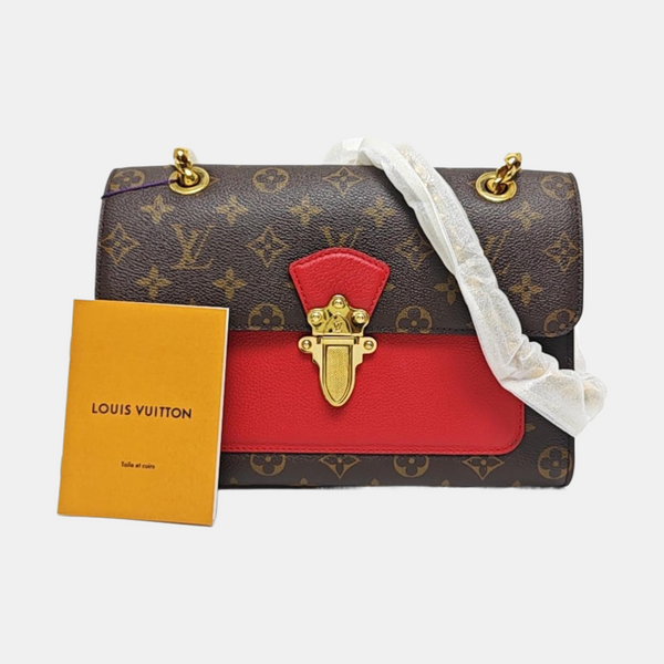 VICTOIRE Monogram Coated Canvas Brown
