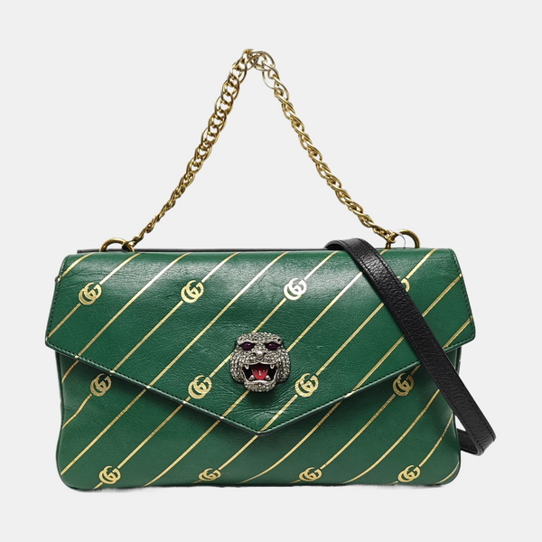 Thiara Medium Calfskin Green