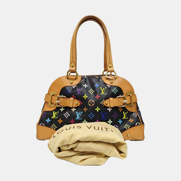 LV × TM CLAUDIA Monogram Coated Canvas Black