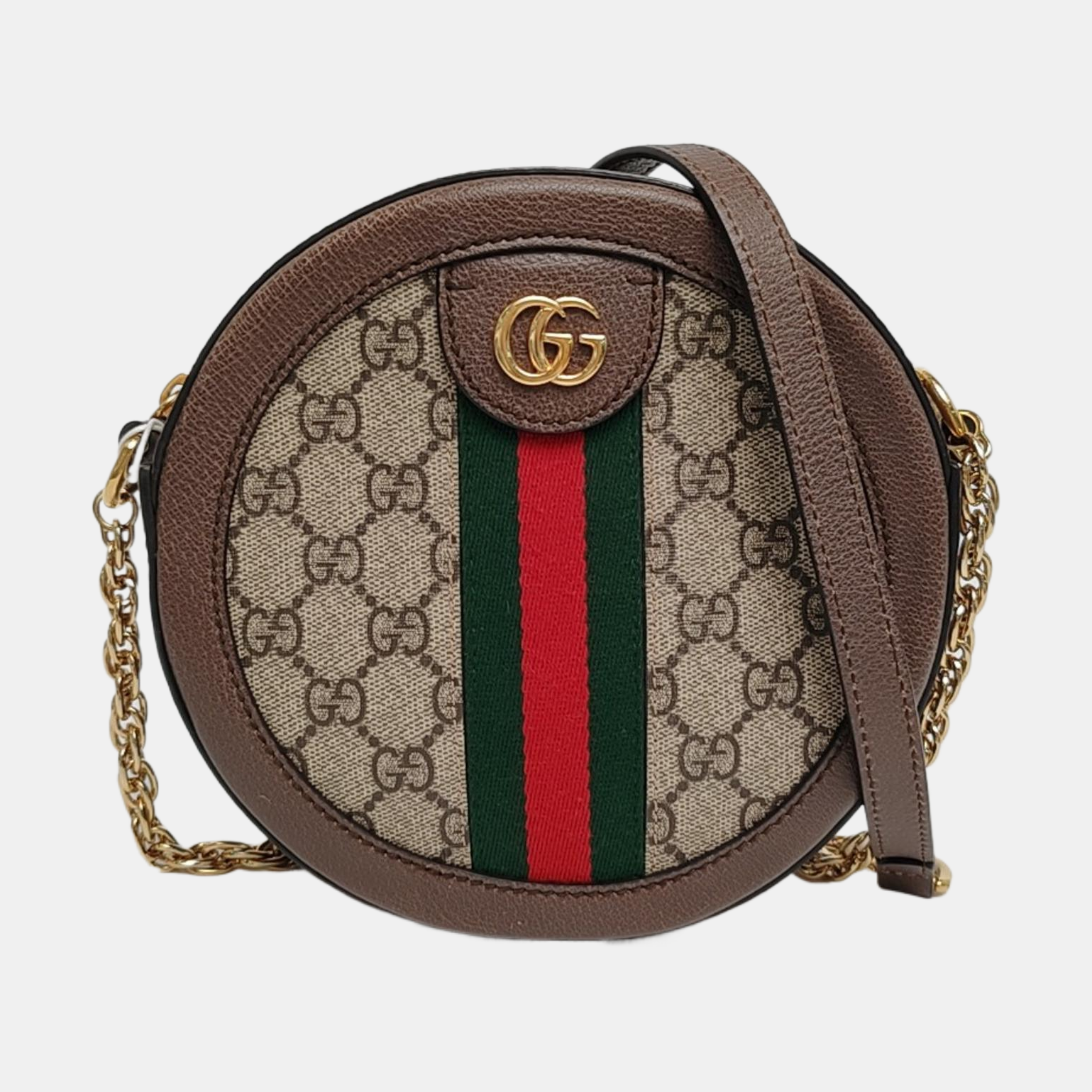 Ophidia Mini Monogram Lona Revestida Beige