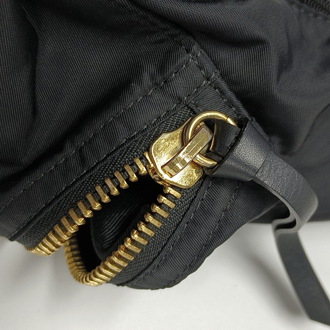The Rucksack Medium Nylon Black