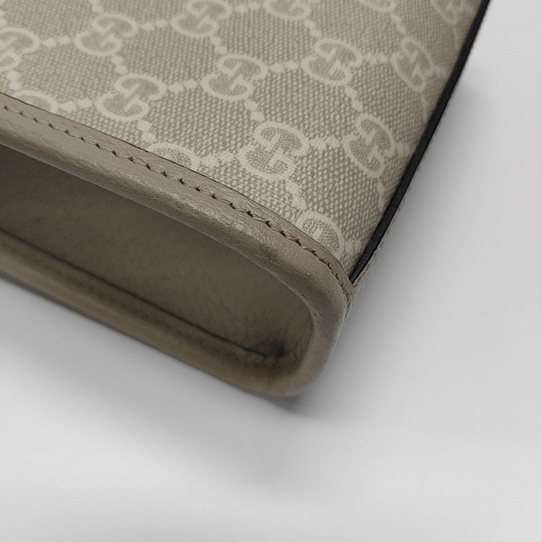 Retro Mini Monogram Coated Canvas Beige