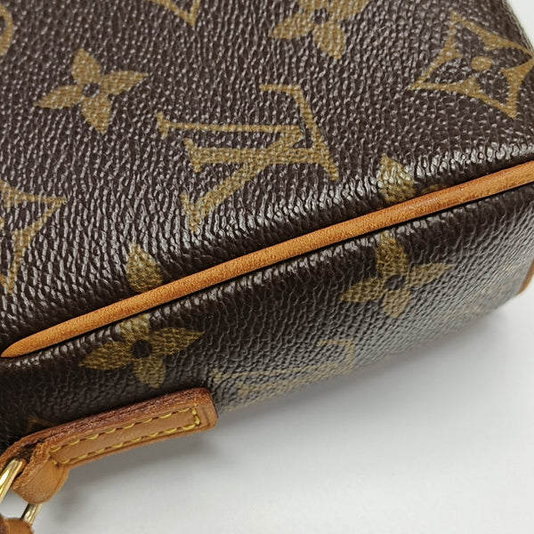 RECITAL Monogram Coated Canvas Brown