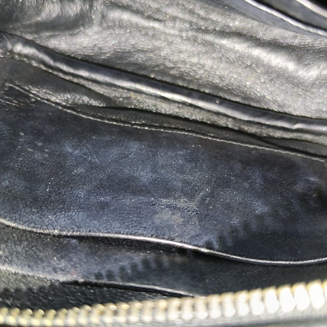 Calfskin Shoulder Bag Black