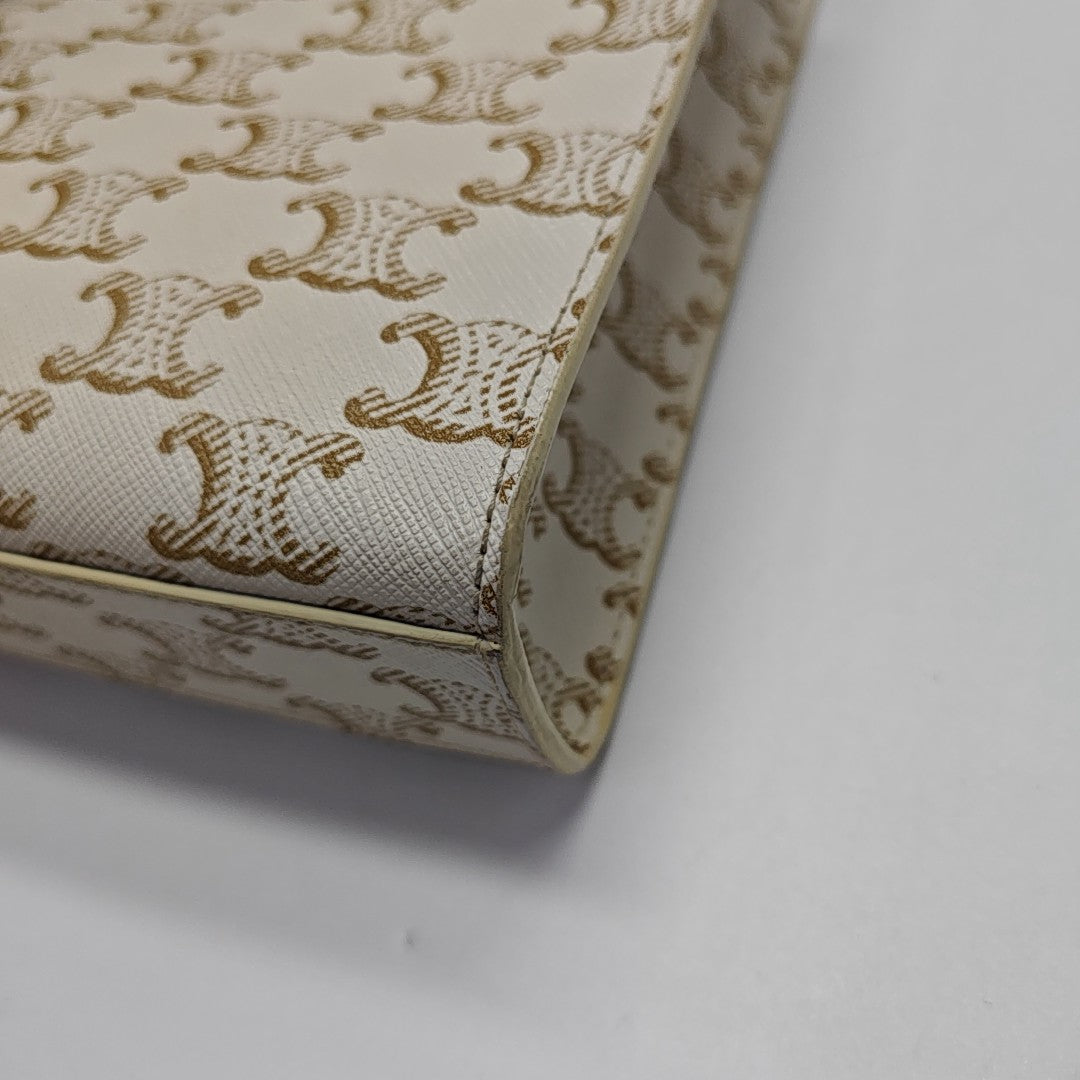 CABAS CELINE Mini Coated Canvas White