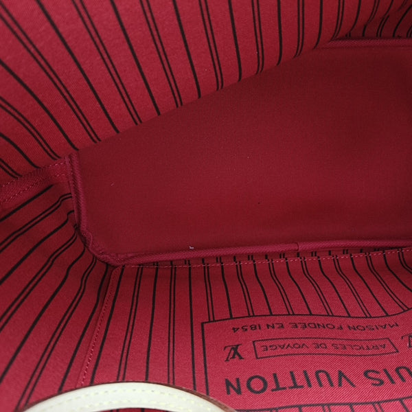 NEVERFULL MM Monogram Coated Canvas Brown
