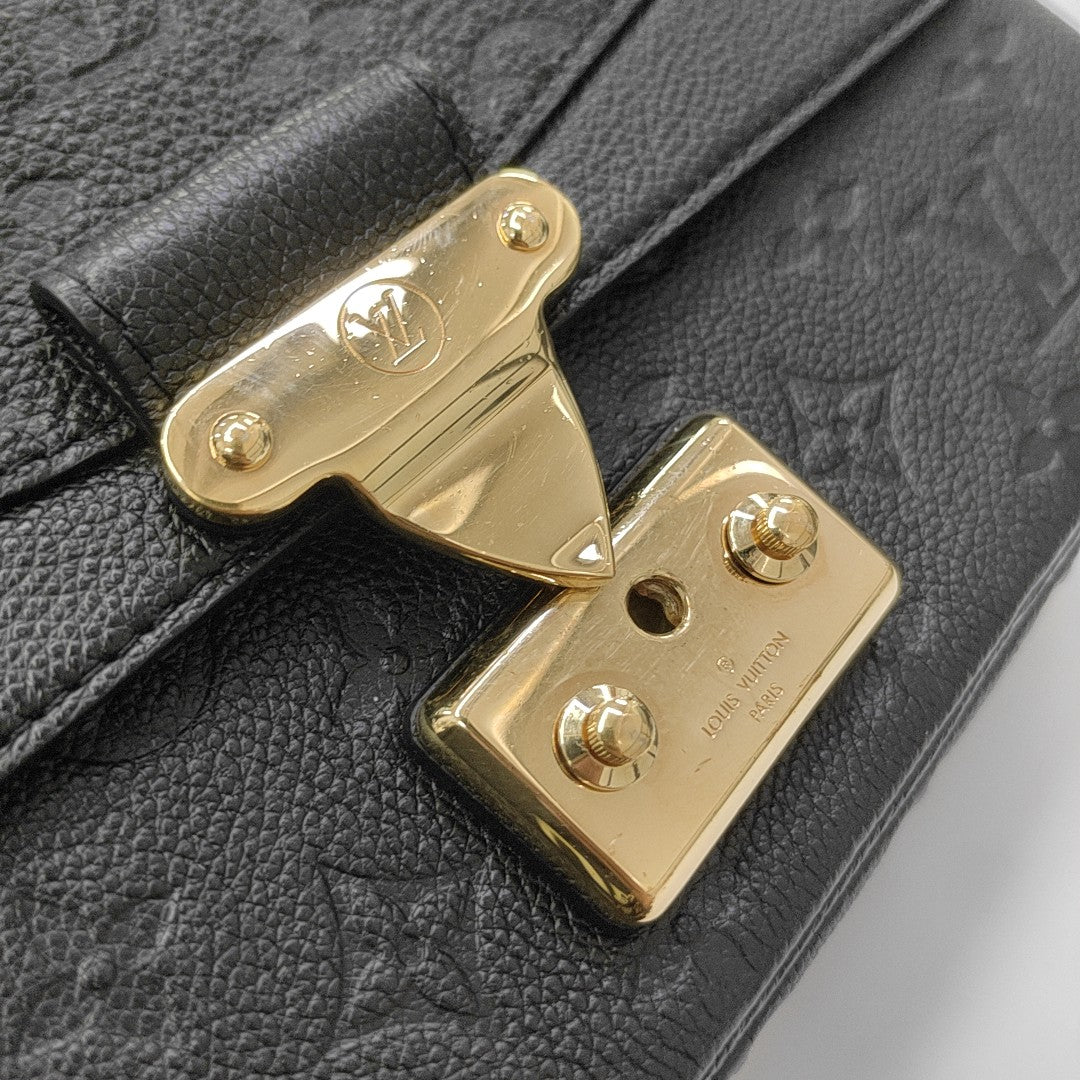MARCEAU Monogram Calfskin Black