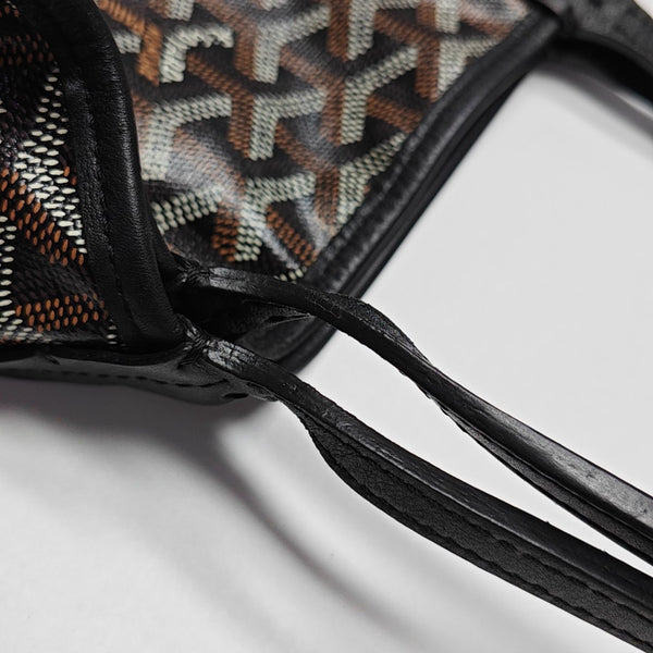 Anjou Mini Coated Canvas Black
