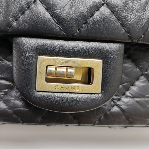 2.55 225 (small) Quilted Calfskin Black