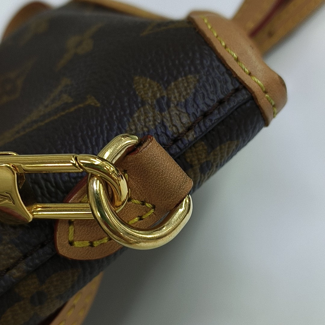 FOLD ME Monogram Coated Canvas Brown