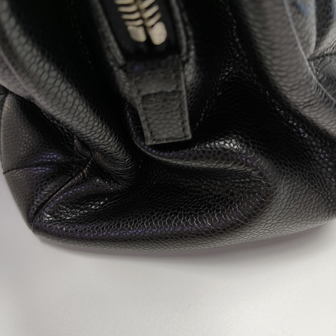 CC TIMELESS SOFT Quilted Grained Calfskin Black