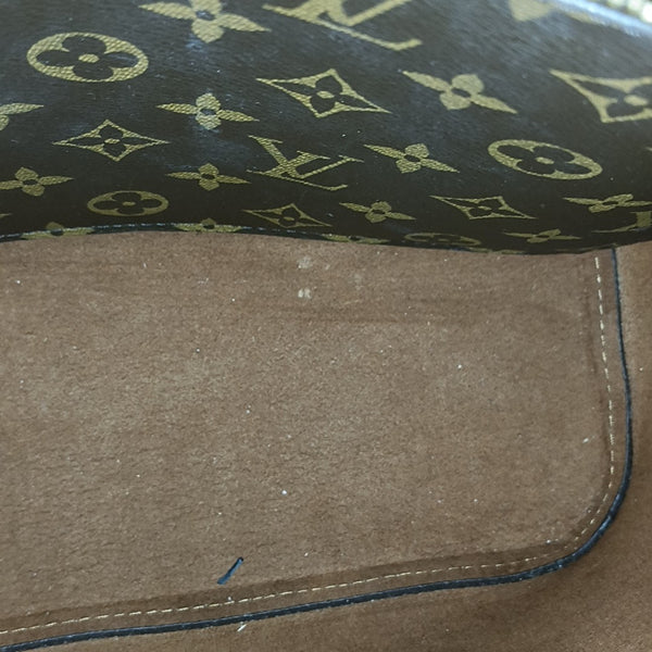 NÉONOÉ MM Monogram Coated Canvas Brown