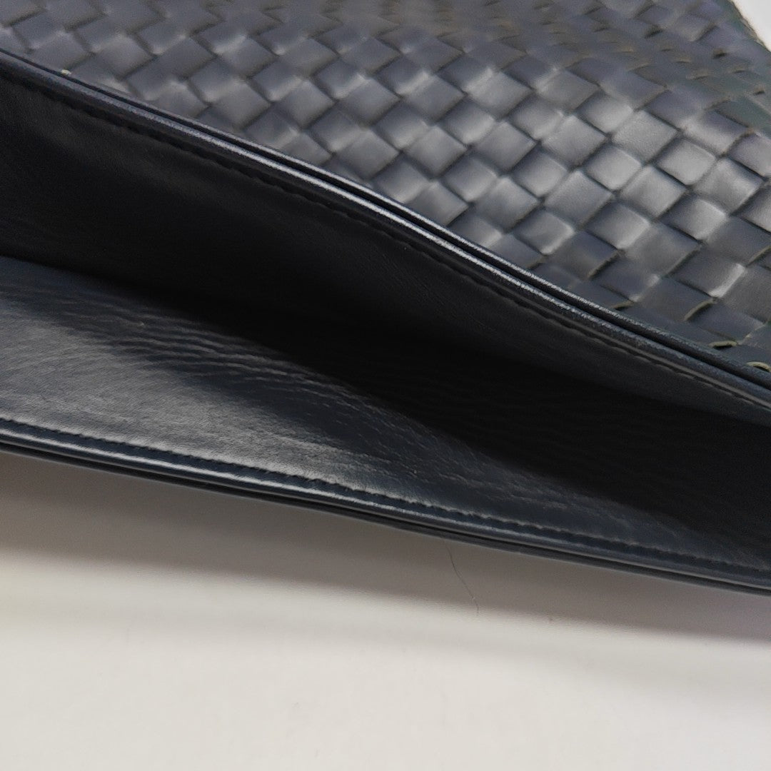 Calfskin Shoulder Bag Blue