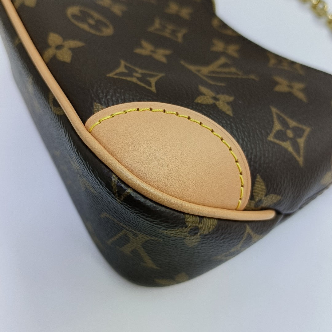 BOULOGNE Nano Monogram Coated Canvas Brown