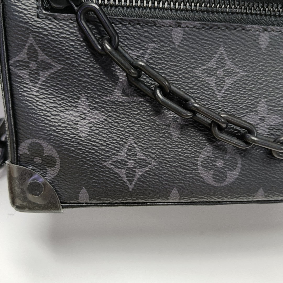 SOFT TRUNK Mini Monogram Coated Canvas Black