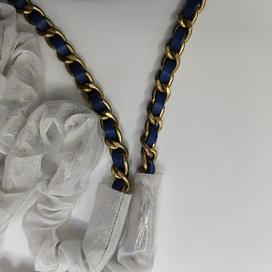 FILIGREE Mini Quilted Grained Calfskin Blue