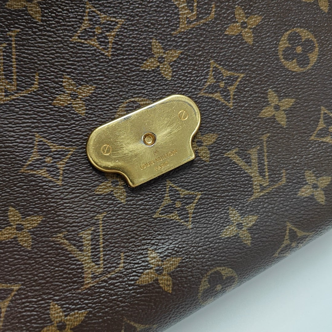 SAINT PLACIDE Monogram Coated Canvas Brown