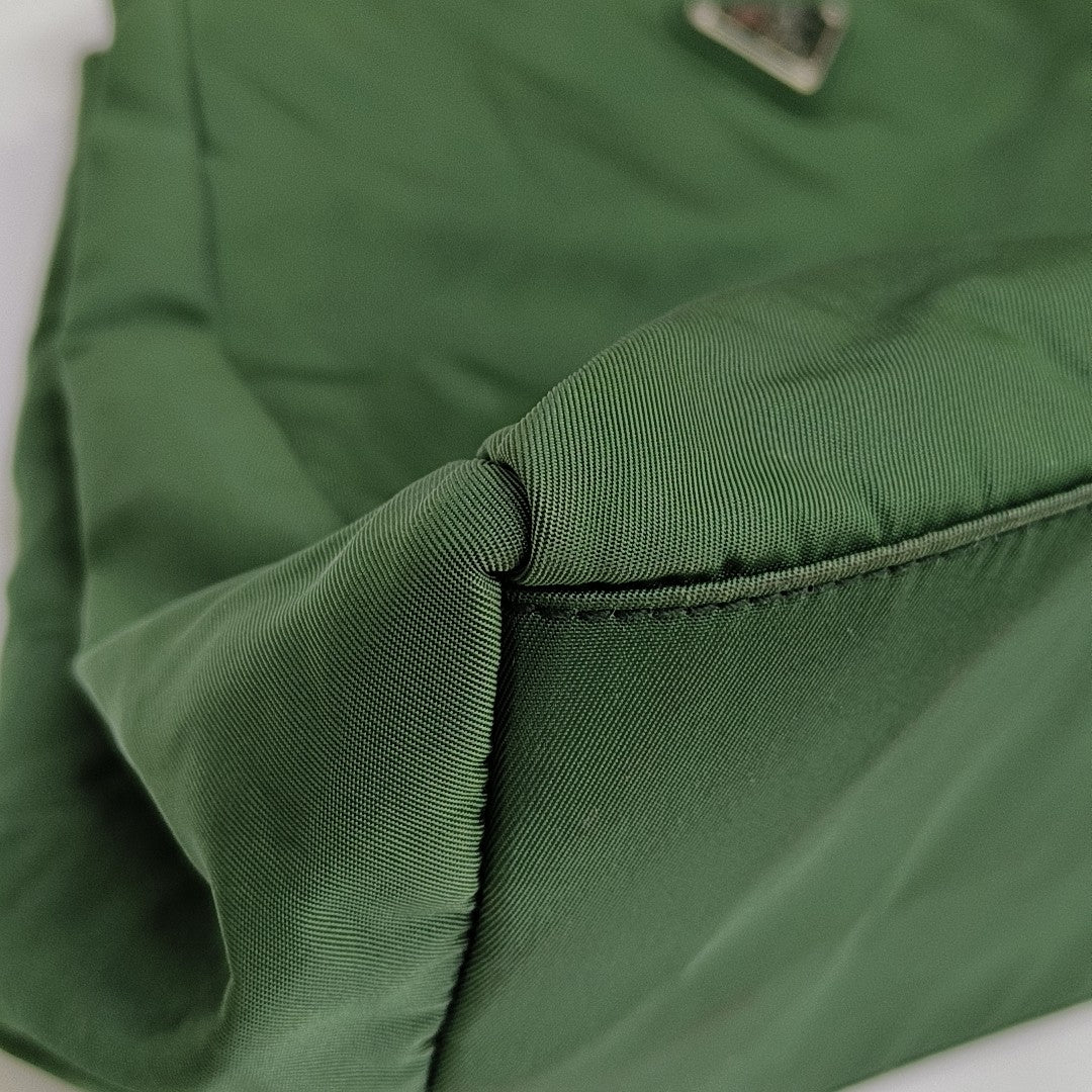 Nylon Tote Bag Green