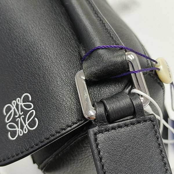 Puzzle Edge Small Calfskin Black