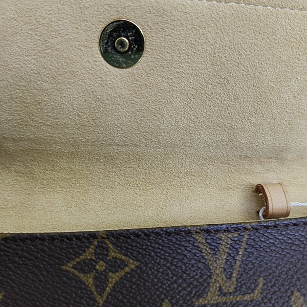TWIN PM Monogram Coated Canvas Brown