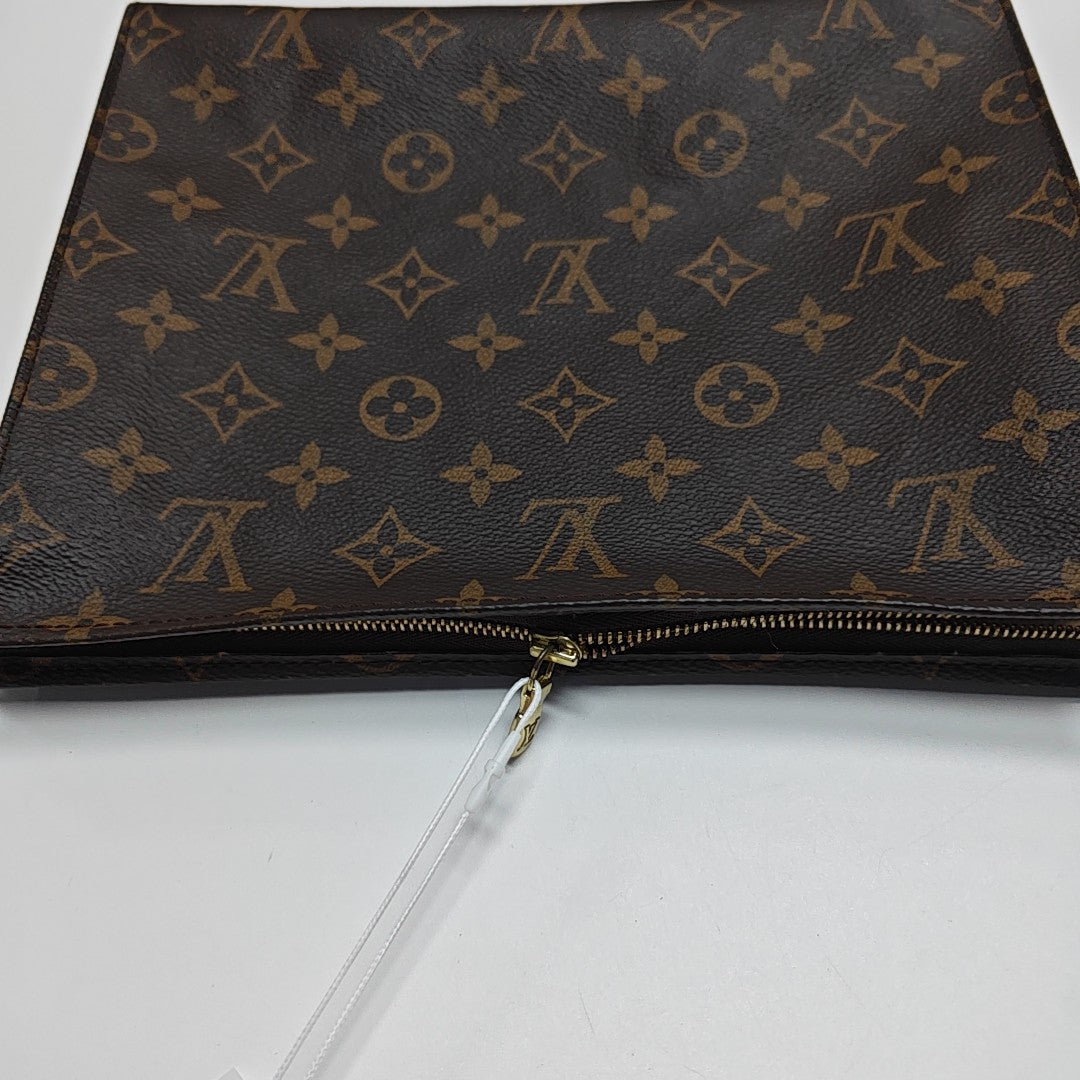 TOILET POCKET 26 Monogram Coated Canvas Brown